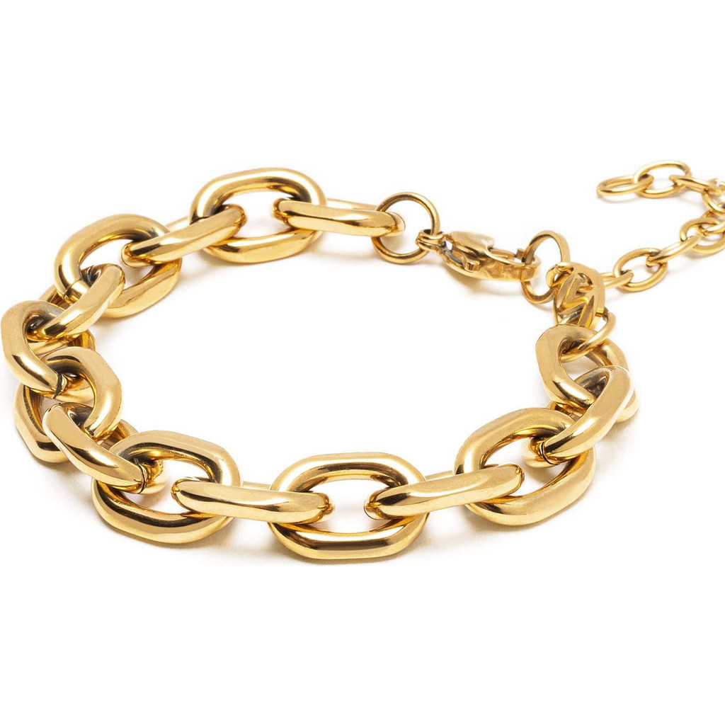 Nialaya Gold Round Cable Chain Bracelet at Nordstrom, Size X-Small | Nordstrom
