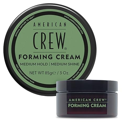 American Crew Men's Hair Forming Cream, Like Hair Gel with Medium Hold & Medium Shine, 3 oz | Amazon (US)