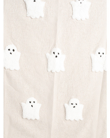 Made In India Slub Tufted Ghost Throw | Marshalls