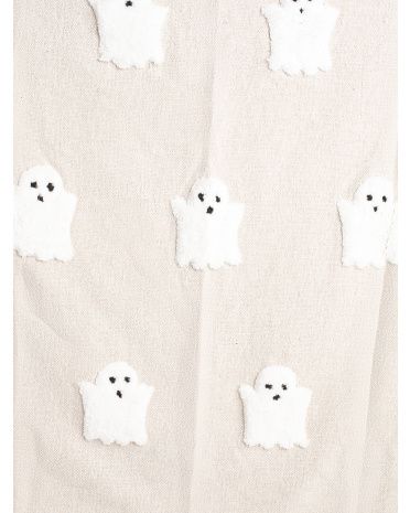 Made In India Slub Tufted Ghost Throw | Marshalls