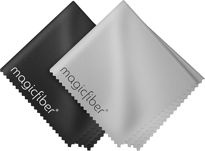 MagicFiber Microfiber Cleaning Cloths, 2 Pack - Premium Cloth for Glasses, Lens, Screens & More | Amazon (US)