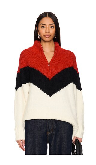 PISTOLA Maribel Pullover in White,Red. - size L | Revolve Clothing (Global)