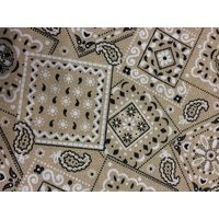 Assorted Bandana Fabric ""Peek A Boo"" Denim Patches Handmade in The Usa | Etsy (US)