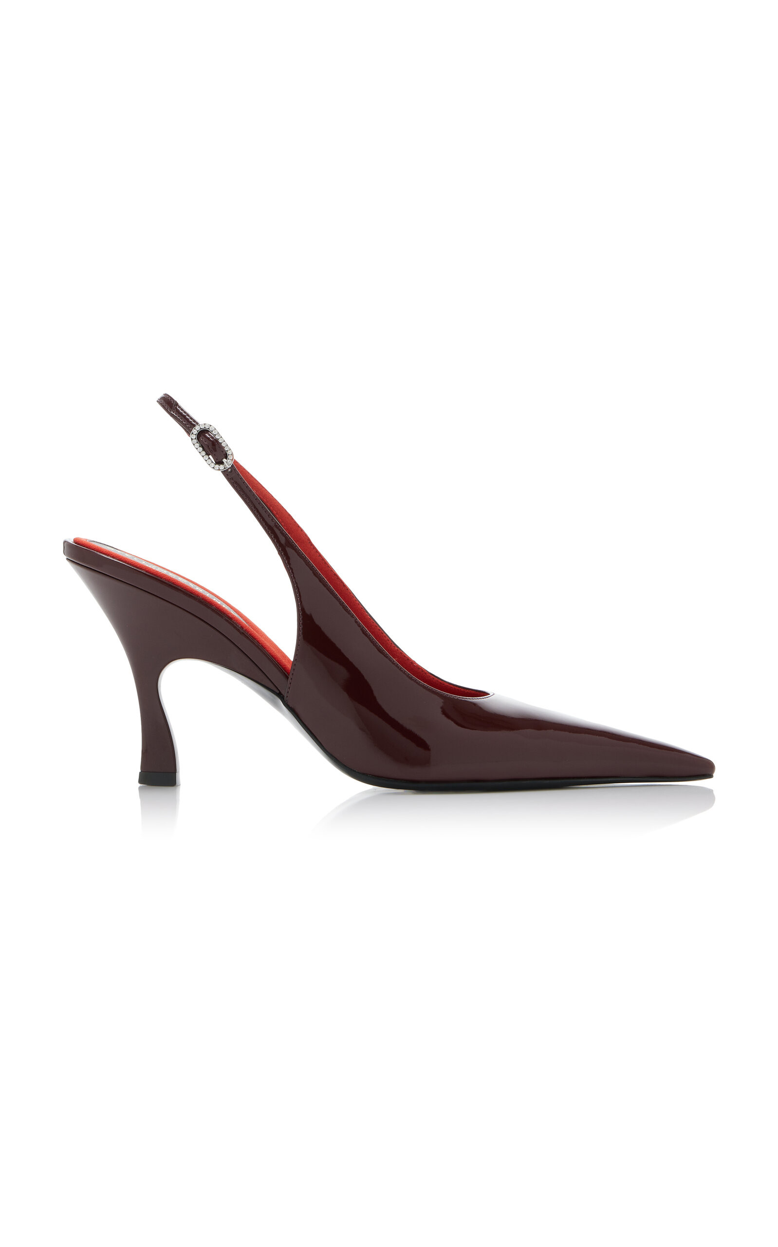Elsa Patent Vegan Leather Slingback Pumps | Moda Operandi (Global)