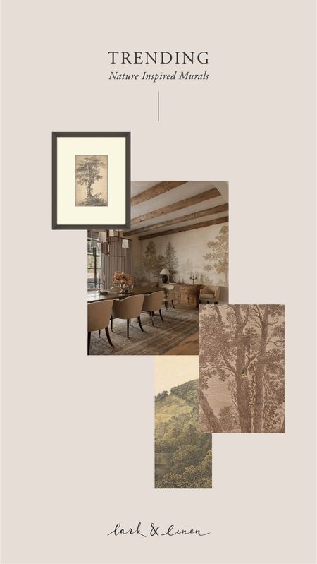 Nature inspired wallpaper and art for your Living Room, Bedroom or Dining Room 

#LTKMostLoved #LTKhome
