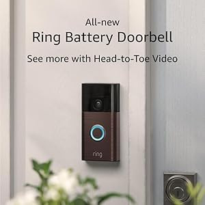 All-new Ring Battery Doorbell, Head-to-Toe Video, Live View with Two-Way Talk, and Motion Detecti... | Amazon (US)