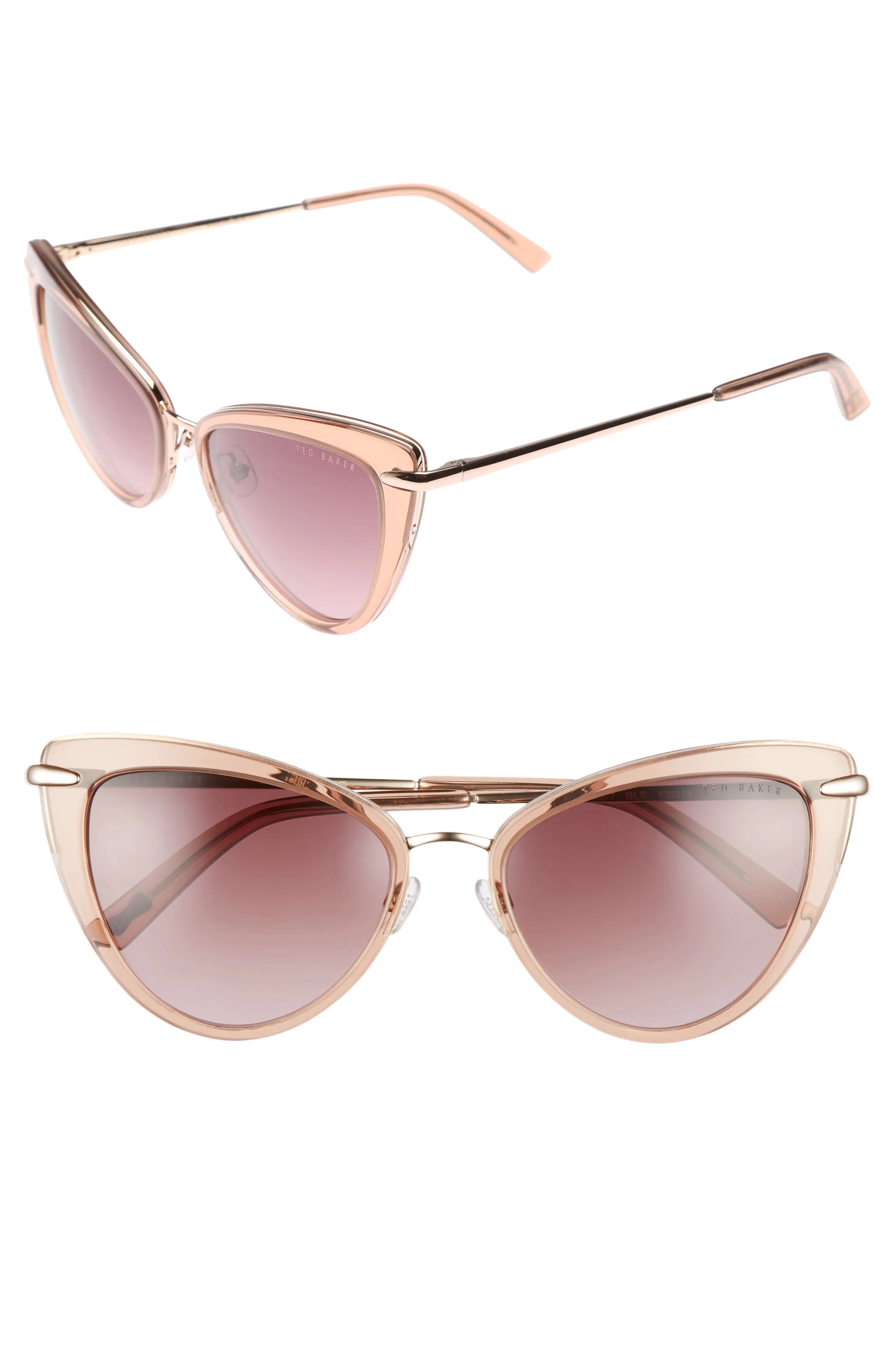 53mm Cat Eye Sunglasses | Nordstrom