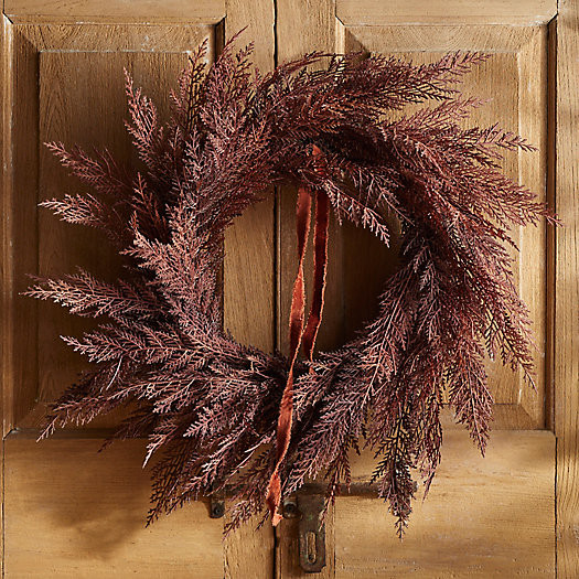 Faux Cedar Wreath, Color | Terrain