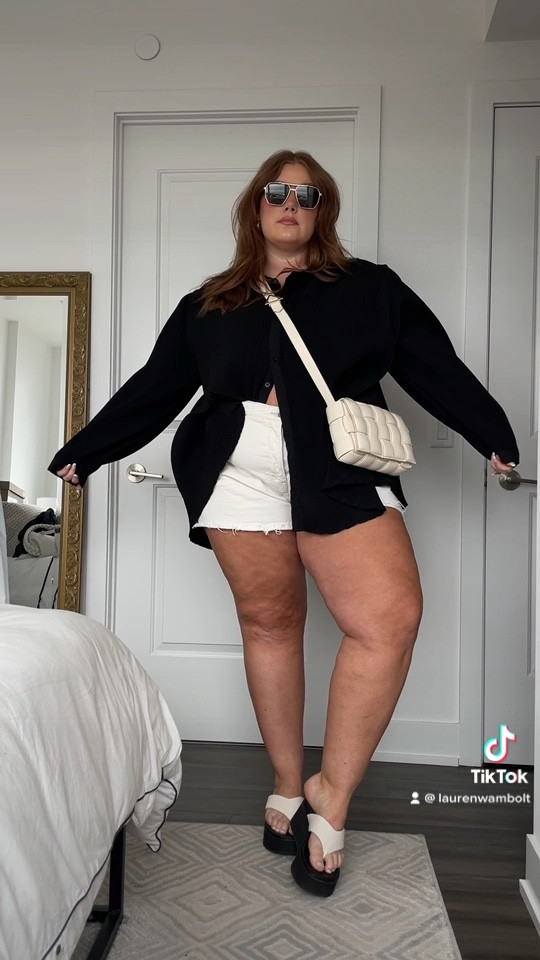 Casual spring OOTD🤍 I love wearing button downs in the warmer months since their so light and airy! 

#LTKtravel #LTKcurves #LTKSeasonal