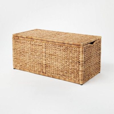 Natural Woven Storage Bench - Threshold™ designed with Studio McGee | Target