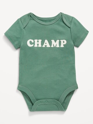 Unisex Short-Sleeve Graphic Bodysuit for Baby | Old Navy (US)