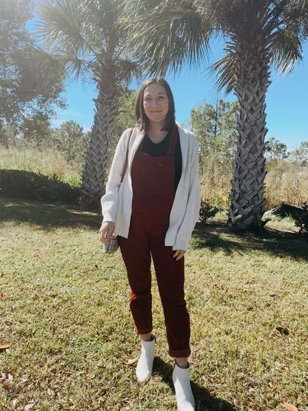 cute casual fall outfit 🤎 overalls fall outfit 

bump friendly outfit, women’s overalls, corduroy overalls outfit, fall style, pregnancy outfit, maternity outfit, thanksgiving outfit, Amazon style, target style 

#LTKstyletip #LTKbump #LTKSeasonal