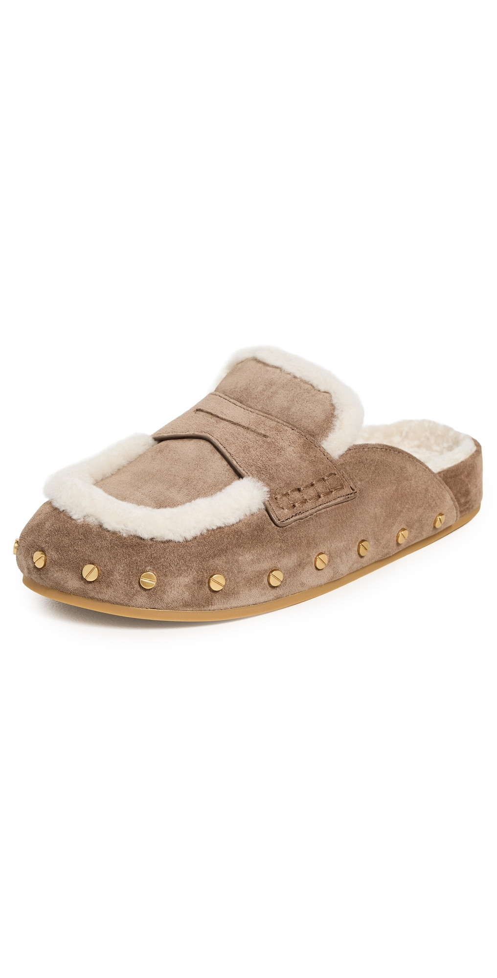 Veronica Beard Fenix Clogs Bark/Ecru 6 | Shopbop