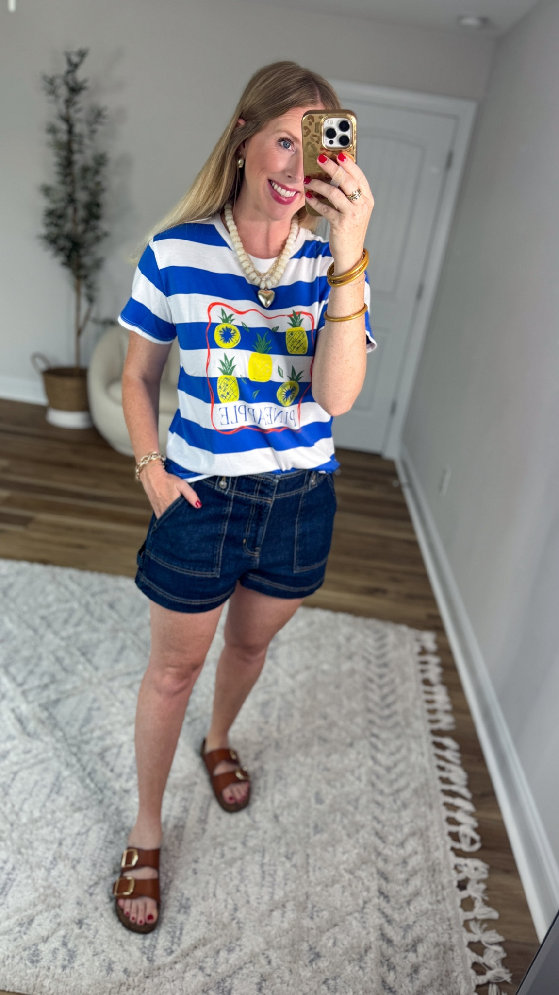 Daily try on, Walmart fashion, Walmart try on, striped tee, free assembly, jean shorts

#LTKootd #LTKmomlife
