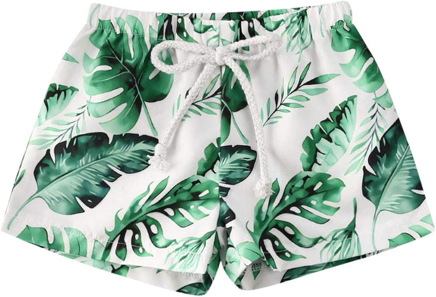 BULINGNA Toddler Baby Boys Swim Shorts Leaves Print Swimming Trunk Kids Boy Hawaiian Beach Board ... | Amazon (US)