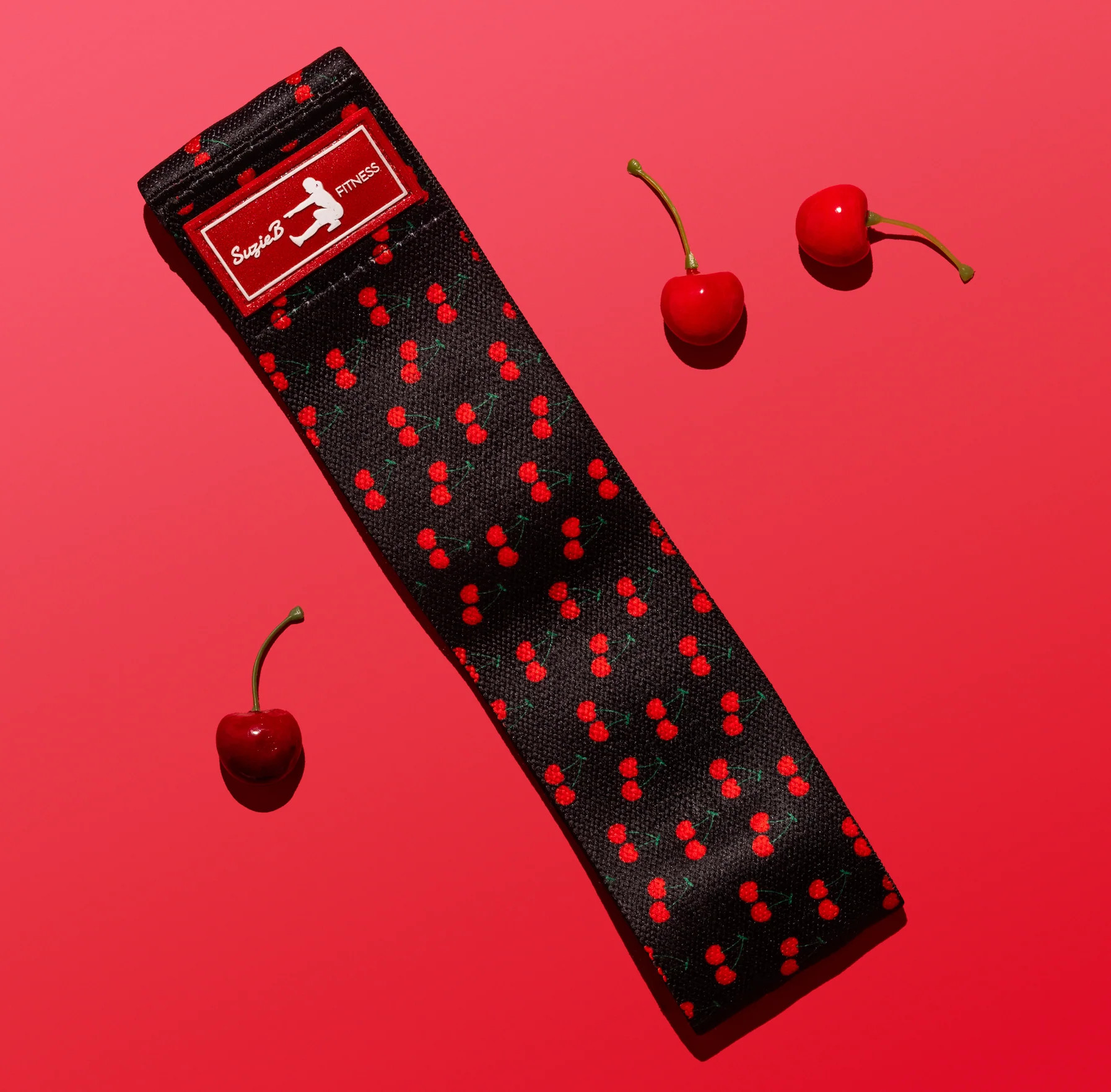 BLACK CHERRY GLUTE BAND | SuzieB Fitness