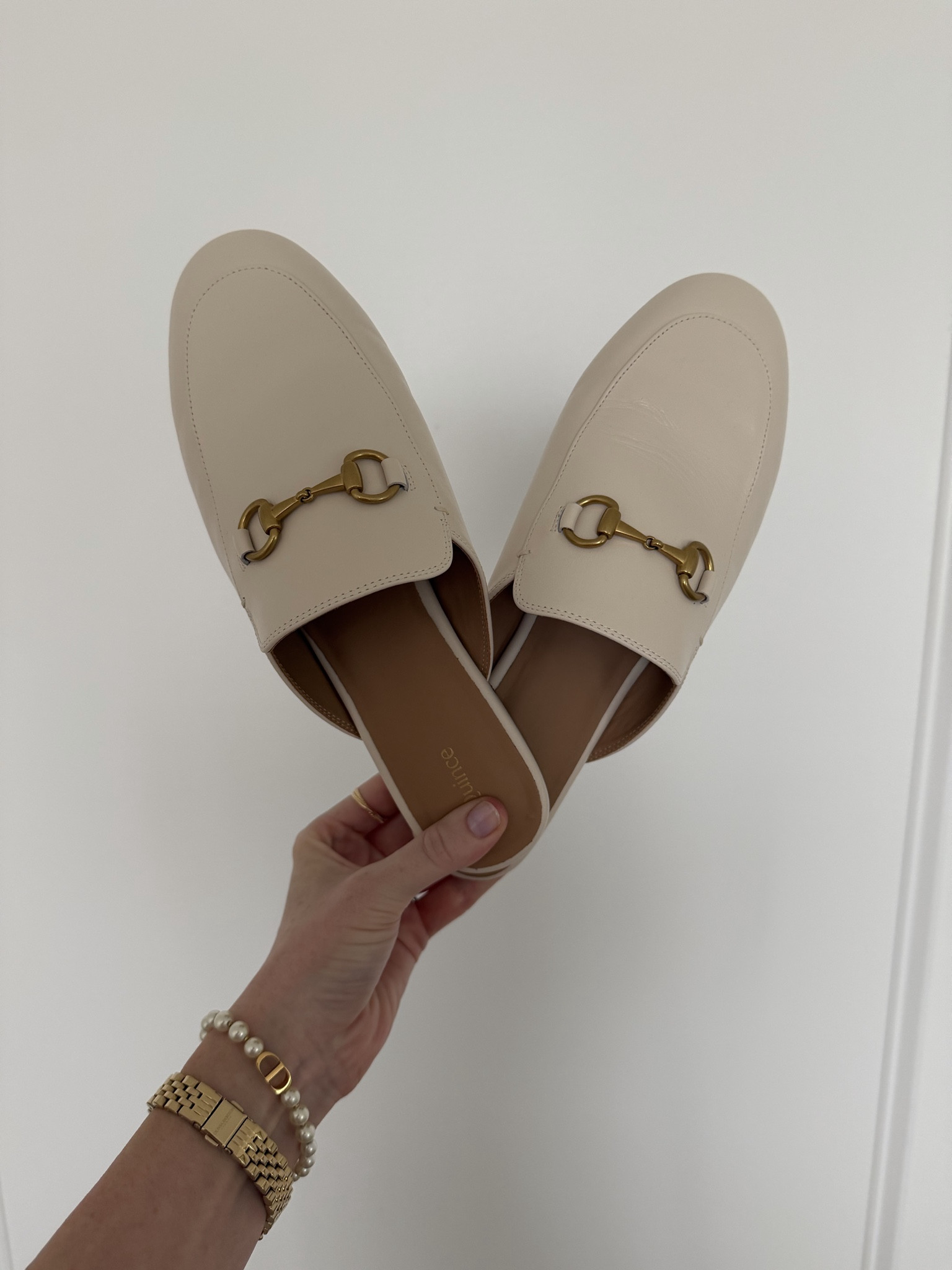 If you need a new work shoe, these are VERY comfy! I sized up a half size because I like having extra room on the end in this style shoe. 

Transitional loafer // work shoe // classic staples // Gucci look for less 

#LTKWorkwear