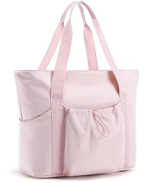 BAGSMART Women Foldable Tote Bag, Large Tote Bag for School Shoulder Bag Handbag for Travel, Work... | Amazon (US)