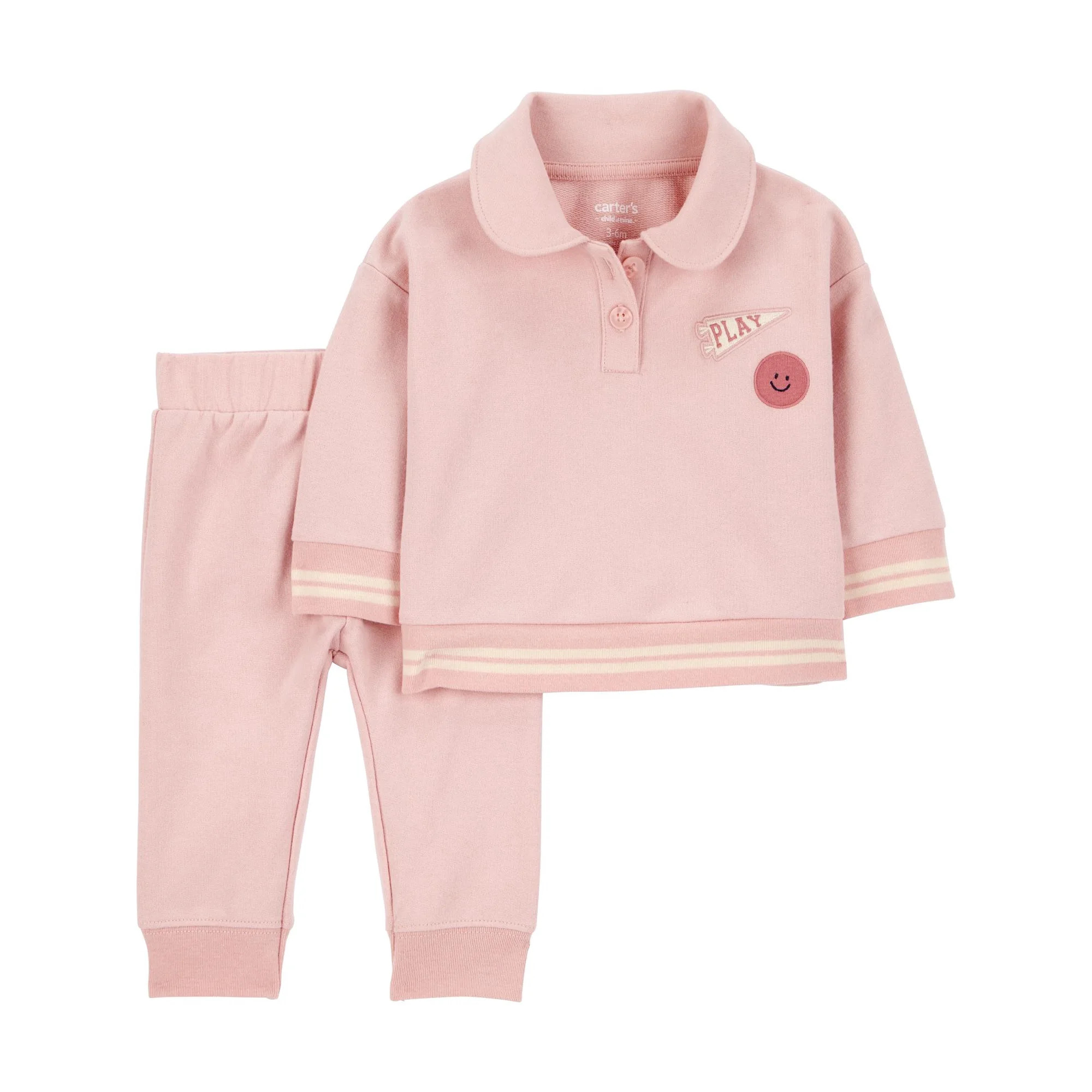 Carter's Child of Mine Baby Girl Outfit Set, 2-Piece, Sizes 0/3-24 Months | Walmart (US)