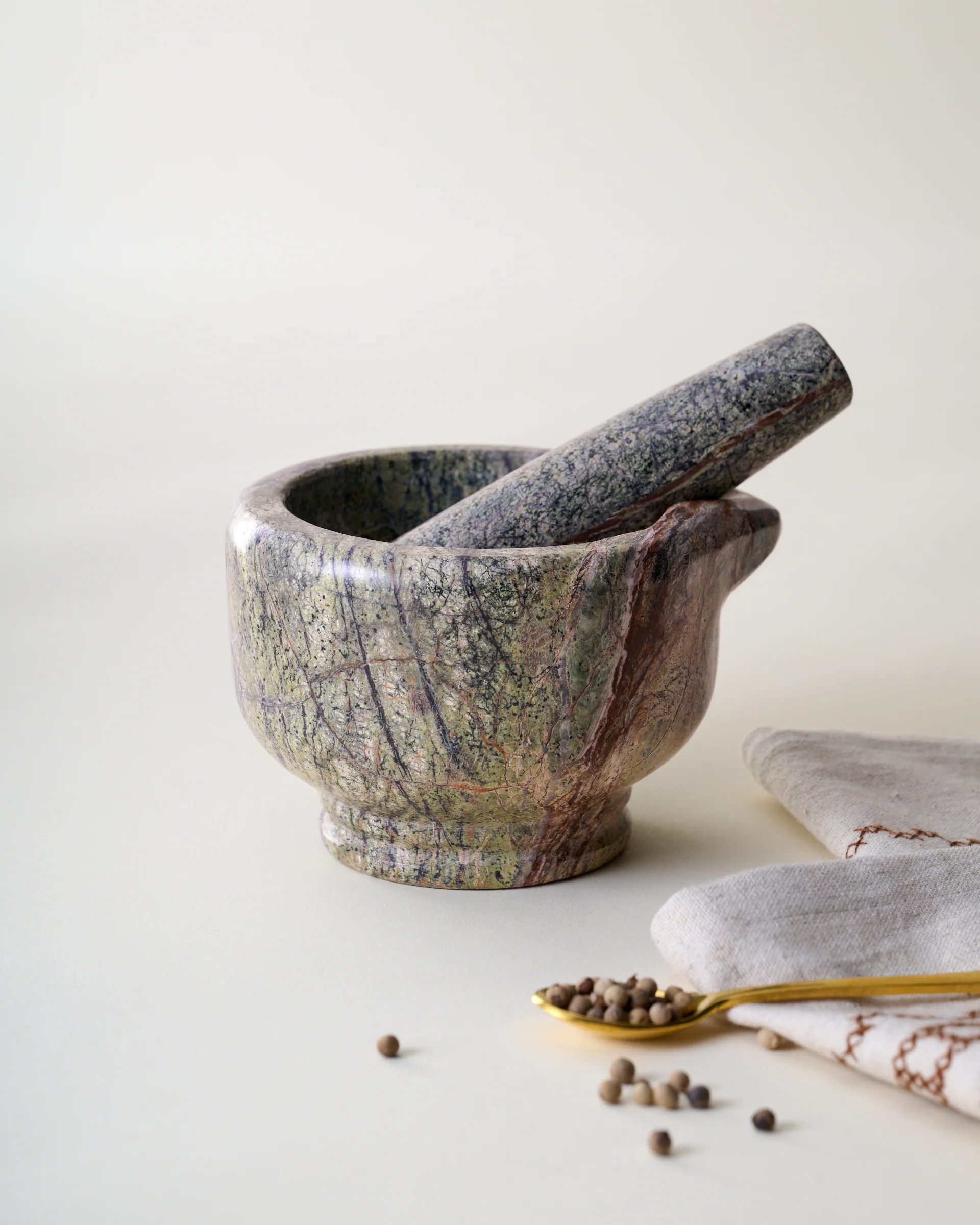 Forest Marble Mortar and Pestel | Magnolia