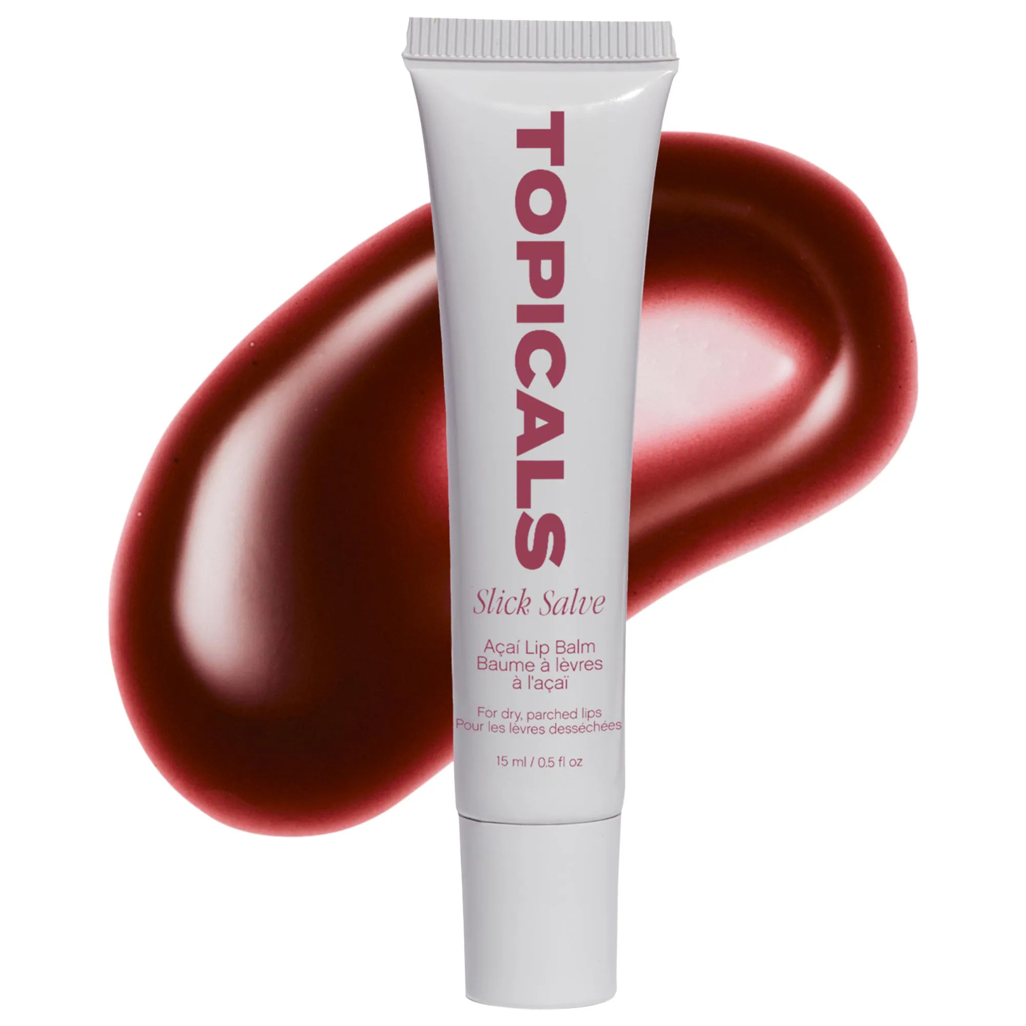 Topicals Slick Salve Glossy Lip Balm for Soothing + Hydration Acai 0.15 oz / 15 ml | Sephora (CA)
