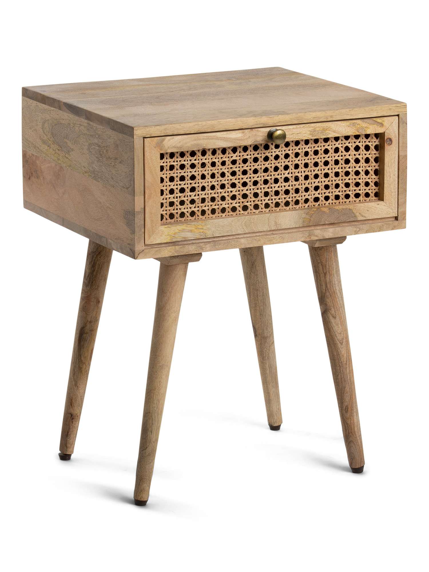 Mango Wood Cane Table | TJ Maxx