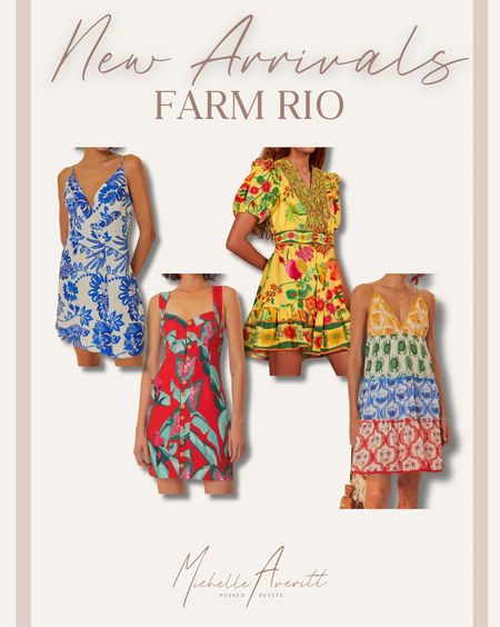 Farm Rio has some of the most gorgeous dresses! These are some of my favorites from their new arrivals  

#LTKstyletip #LTKSeasonal #LTKparties