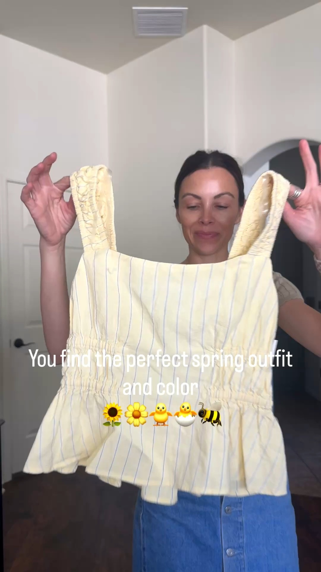 Butter yellow is the color for spring and I’m obsessed 💛 This half tee is seriously the perfect layering piece—so lightweight and comfy, and it adds the prettiest pop of color under both of these Target blouses.

I love how it peeks through just enough to make the outfit feel styled but still effortless. Whether you’re dressing it up a little or keeping it casual, this combo is such an easy spring win 🌼

You can save 20% with code RUTH when you shop through my link—linked in my highlights!

#LTKootd #LTKgrwm #LTKPetite