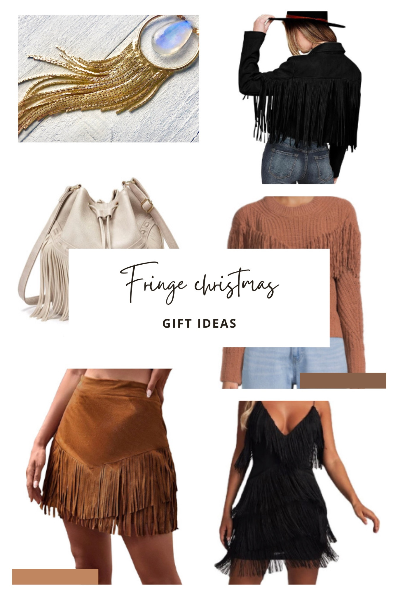 #fringe #holidayoutfit #bohoholiday #bohooutfit #giftideas #purse #fringepurse #skirt #fringeskirt #dress #fringedress #sweater #fringesweater #jacket #fringejacket #necklace #fringenecklace #holidayjewlery #fringeset #cutefringe #fringestuff #fringegiftideas #sweatshirt #fringesweatshirt #holidayfringe #boho #clothes #fringeclothes #holidayclothes #holidaypurse 

#LTKstyletip #LTKHoliday #LTKGiftGuide