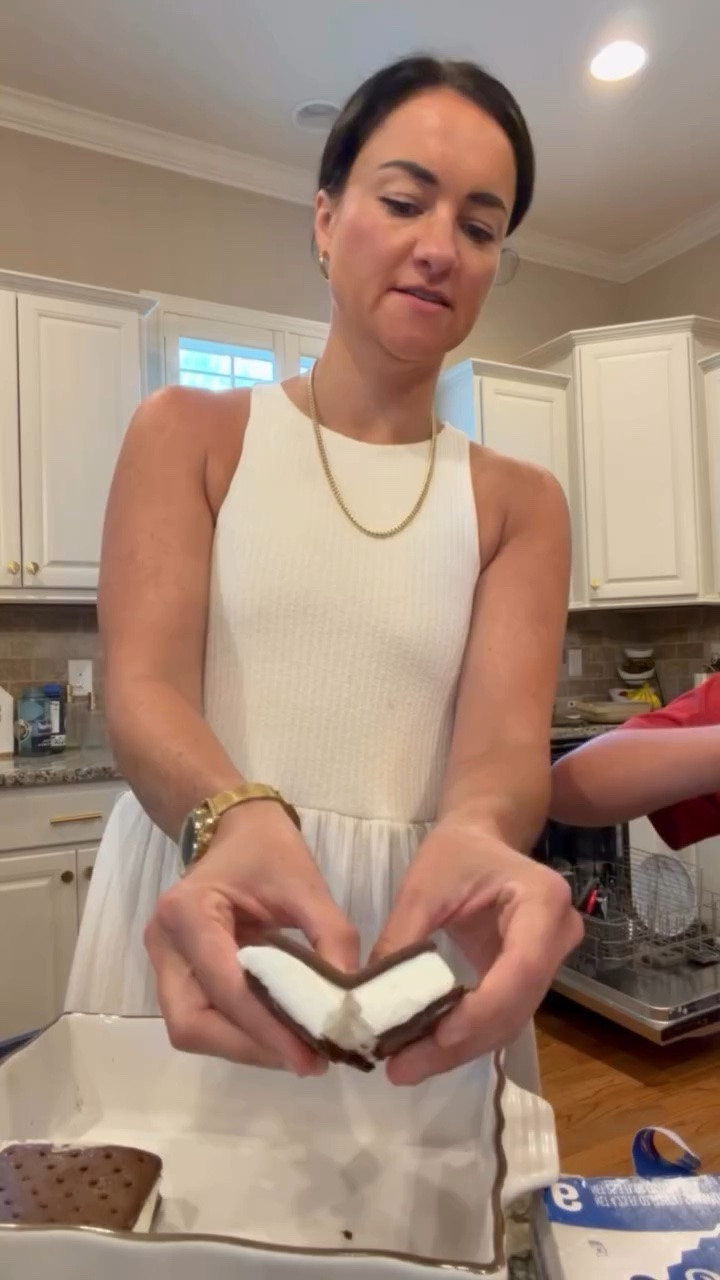 3 ingredients + basically impossible to mess up = my kind of dessert. 😂🍦

Made this with my little taste tester and it could NOT be easier. Save it for your next birthday, cookout or “Mom, we need dessert” moment. 🤍 One of my boys specifically requested this for his birthday and it's now going on my "I don't like to bake or cook but this still makes me look like a winner rotation." 😉

3-Ingredient Ice Cream Cake
🍦 Ice cream sandwiches
🤍 Whipped topping of choice
🍪Chocolate sandwich cookies — I used a cleaner-ingredient option (or use your fave candy bar etc)
Optional: chocolate syrup

Layer it lasagna-style: ice cream sandwiches → whipped topping → crushed cookies. Repeat. Freeze until ready to serve + DONE. 🙌

And you can easily lighten this one up by choosing lower-sugar ice cream sandwiches + a lighter/cleaner whipped topping and cookies.

SAVE this to make!
“Recipe” credit: @aurielle.lindblom

#SundayReset #HealthyByHeatherBrown Mind Body Spirit Health | Biblical Health | Millennial Mom