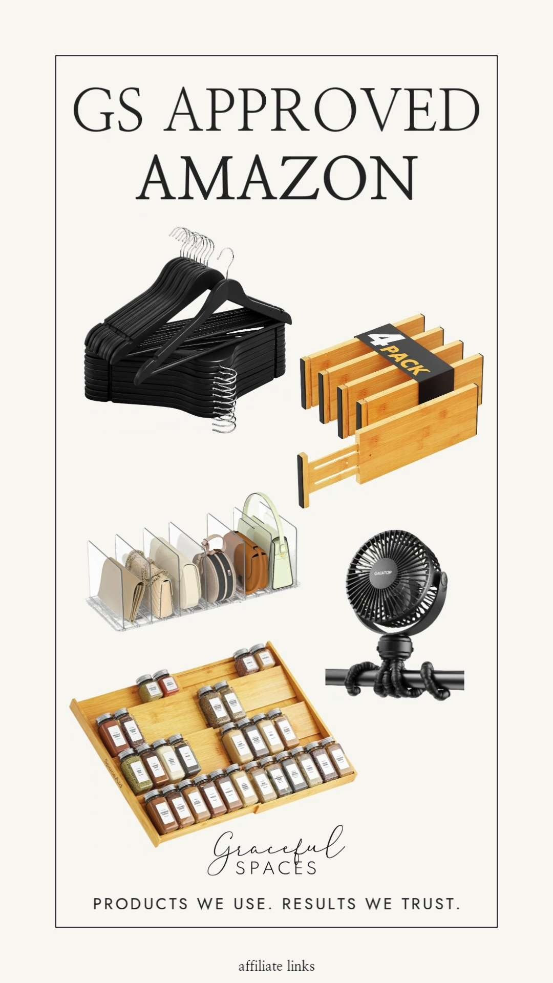 Prepping for Prime Day?  We are starting to share all the Amazon items we love!  Hangers, drawer dividers, purse organizers, spice drawer organizers, and this awesome fan Christina is sending to camp with her favorite camper! 

 #LTKHome