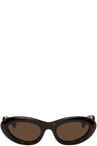 Tortoiseshell Bombe Round Sunglasses | SSENSE
