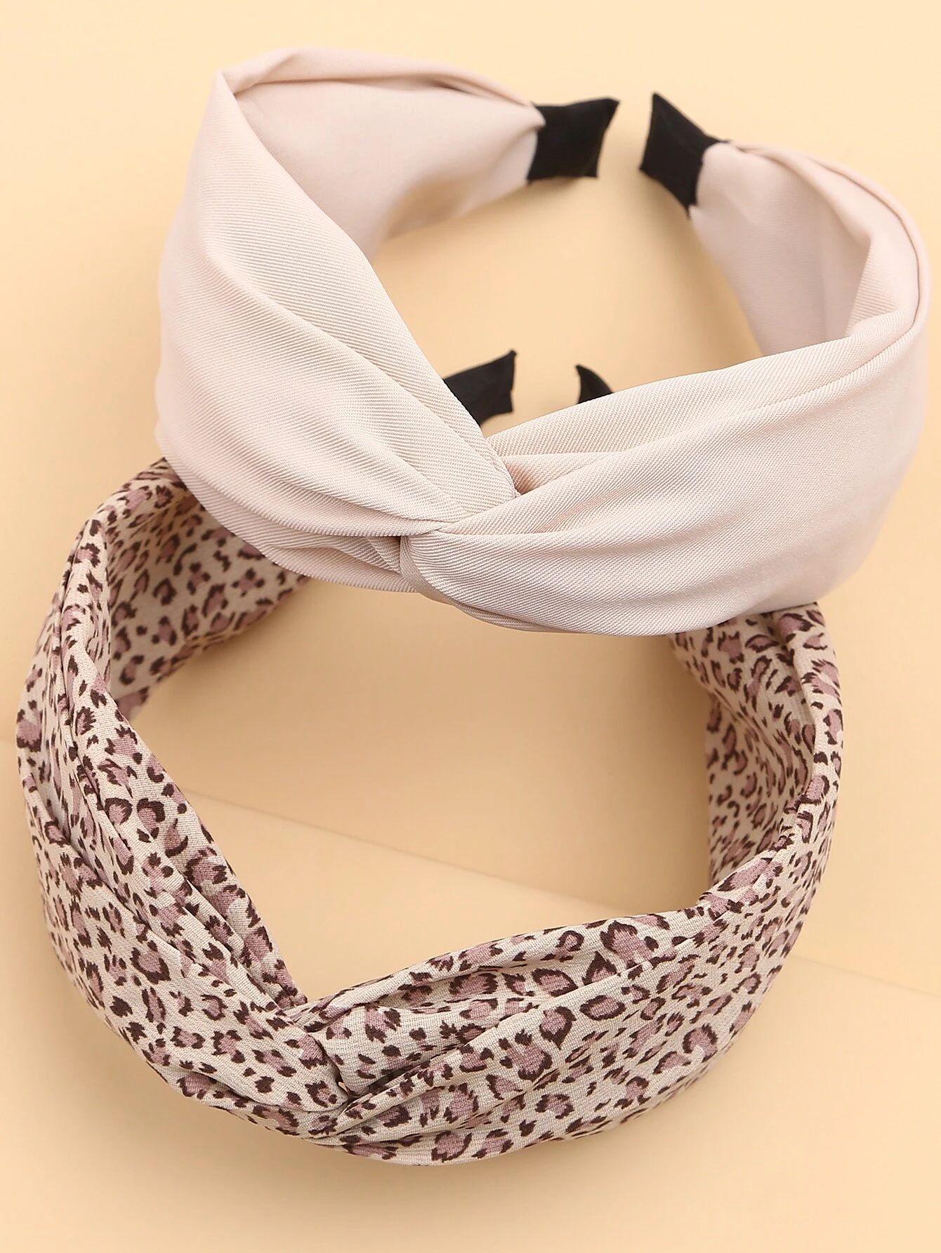 2pcs Leopard Print Headband | SHEIN