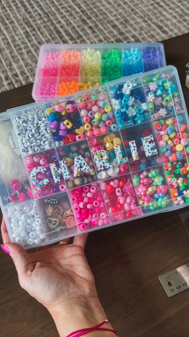 I've started making custom bracelet making kits, for birthdays and I am seriously obsessed with how cute they turn out. 

 #LTKdayinmylife #LTKmomlife #LTKKids