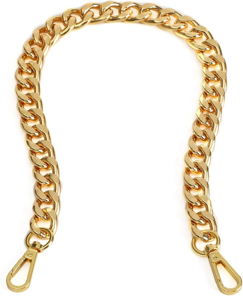 Medium Size Fabulous Metal Shoulder Crossbody Purse Strap Replacement Bag Chain Accessories (Yell... | Amazon (US)