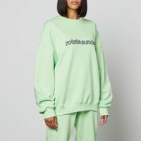 ROTATE Birger Christensen Iris Logo Organic Cotton-Jersey Sweatshirt - S | Coggles (Global)