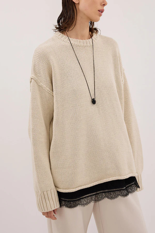 ROY PLASTER LONGLINE KNIT JUMPER | DISSH