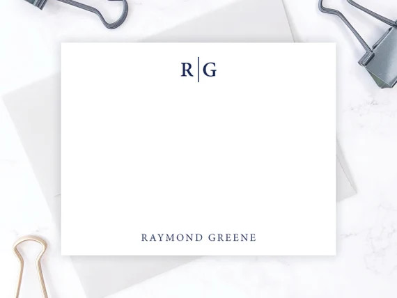 Men's Stationery Set  Personalized Men's Stationary | Etsy | Etsy (US)