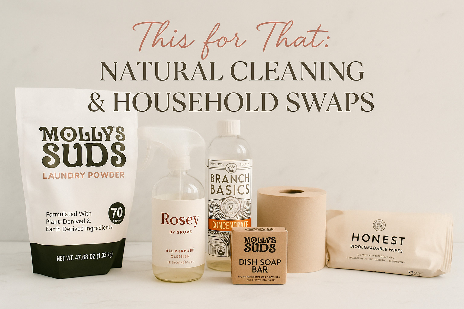 Transform your home with natural cleaning and household swaps 🌿
From Molly’s Suds and Branch Basics to Rosey, Reel, and Honest, these eco-friendly essentials make clean living beautiful, simple, and sustainable.

✨ Shop my favorites for a toxin-free, stylish home that’s gentle on your family and the planet.#NaturalCleaning #CleanLiving #EcoFriendlyHome 

 #LTKmomlife #LTKHome #LTKBeauty