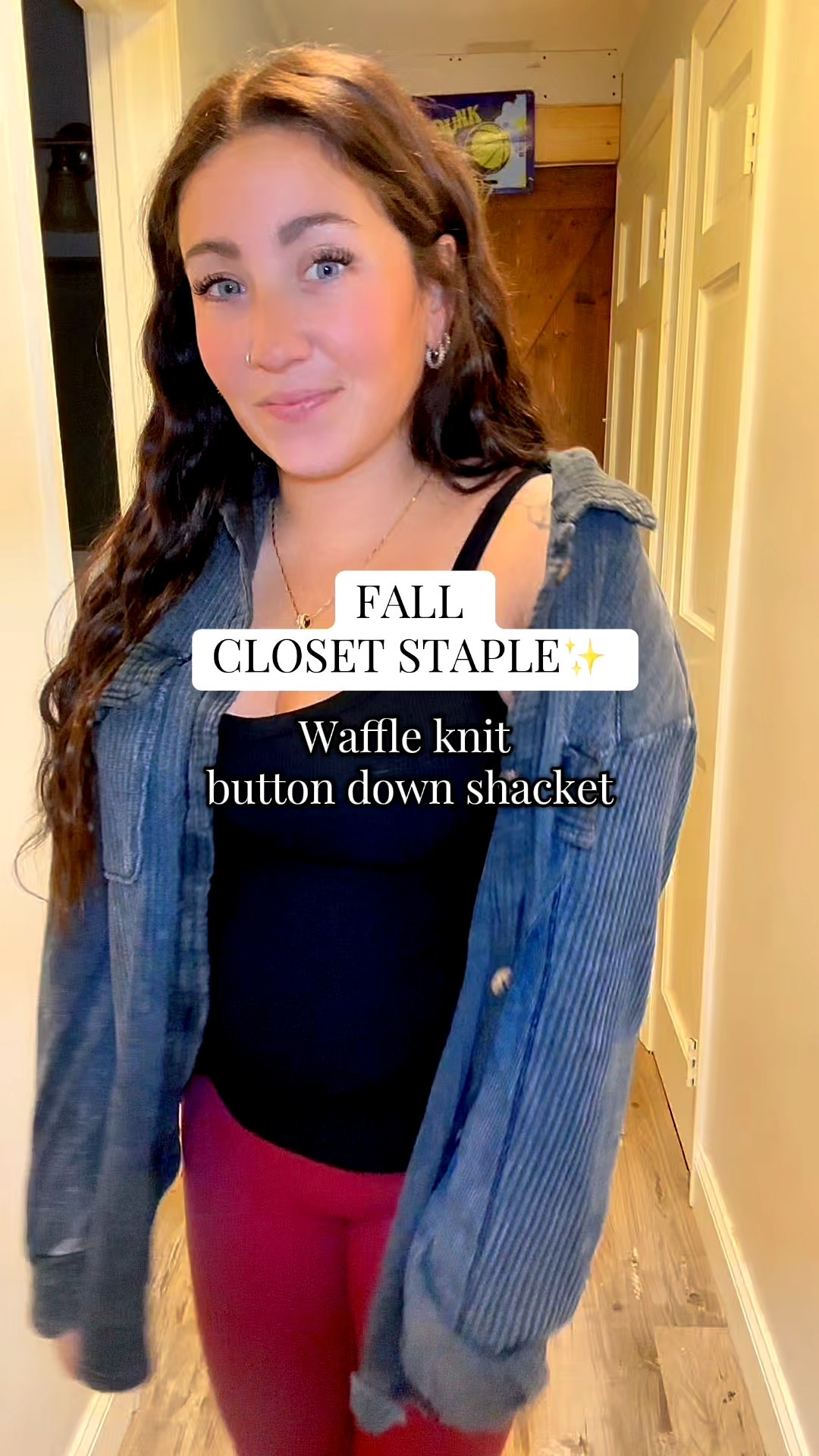 This waffle knit shacket is light weight, perfectly oversized, easy to layer over anything, & PERFECT for fall! 
#womensfashion #fallfashion #fashioninspo #fashion

#LTKStyleTip #LTKGiftGuide