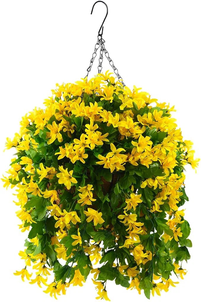 Primrue Artificial Hanging Flowers in Basket | Wayfair | Wayfair North America