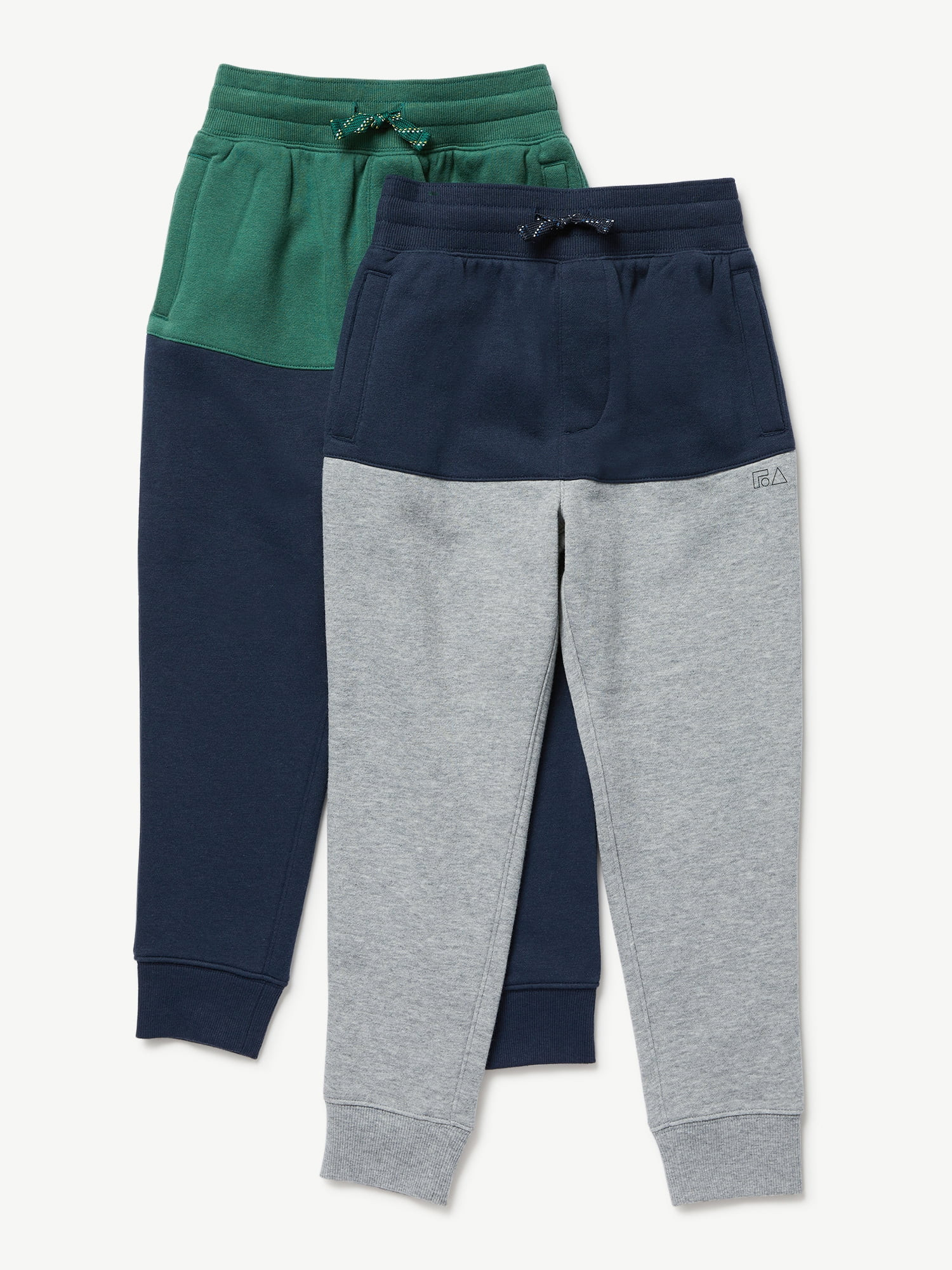 Free Assembly Boys Color Block Joggers, 2-Pack, Sizes 4-18 | Walmart (US)