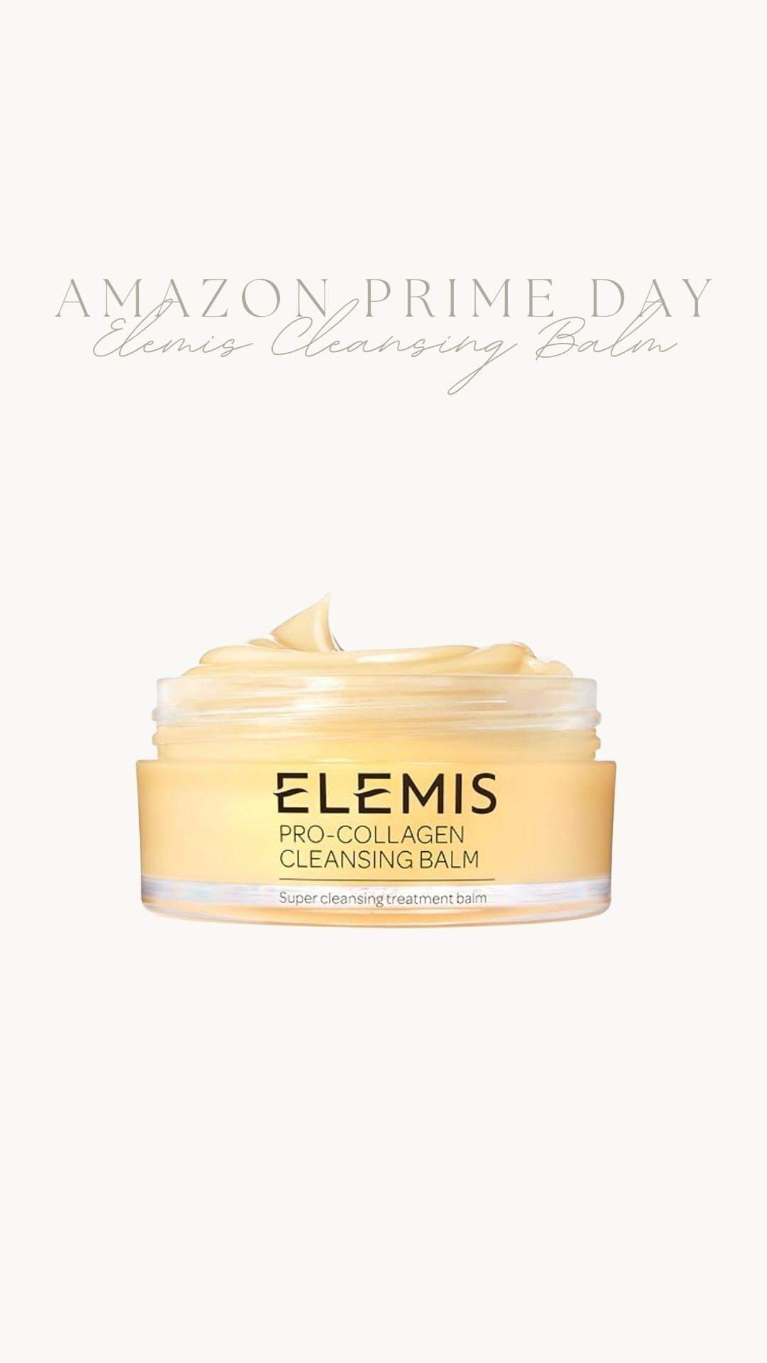 Amazon Prime Deals: Elemis Cleansing Balm!

Skincare Essentials, Cleansing Routine, Pro-Collagen Care, Makeup Removal, Hydrating Skincare, Self-Care, Beauty Favourites, Beauty Deals

#LTKuk #LTKbeauty