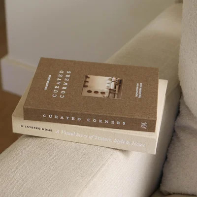 Decorative Books for Home Decor - 2 Linen Fake Books for Decorating Bookshelf, Coffee Table, Shelves - Faux Book Box for Hidden Storage and Decoration | Wayfair North America