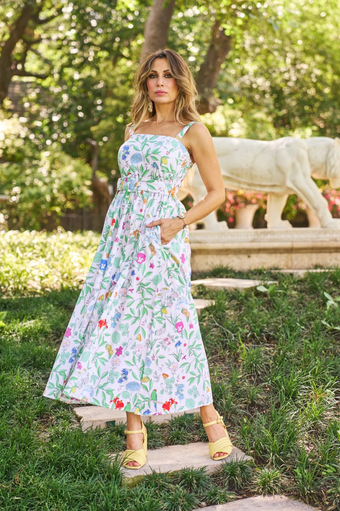 San Miguel Dress in Multi Wildflower | Sheridan French