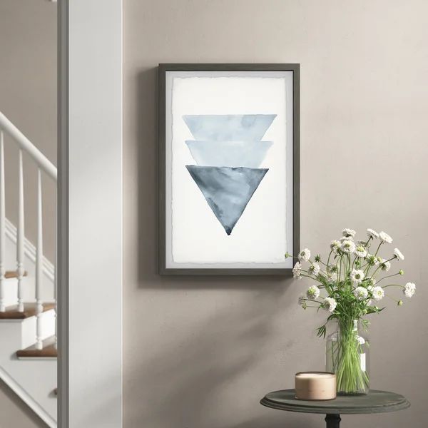 Linnie Triangles Overlap by Parvez Taj - Picture Frame Bold Art | Wayfair North America