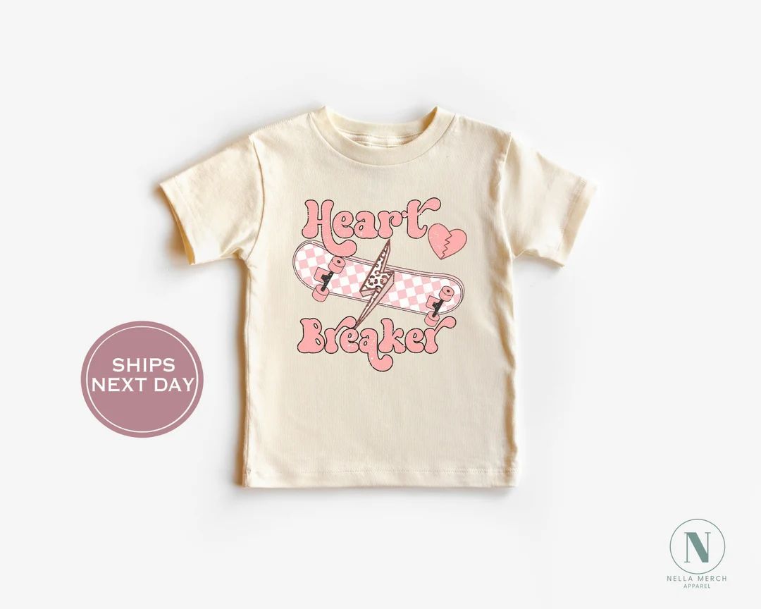 Valentines Day Toddler Shirt Retro Valentines Girls Shirt - Etsy | Etsy (US)