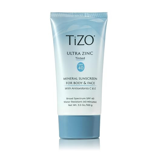 TIZO Ultra Zinc Body Face Sunscreen Tinted SPF 40, 3.5 oz | Amazon (US)