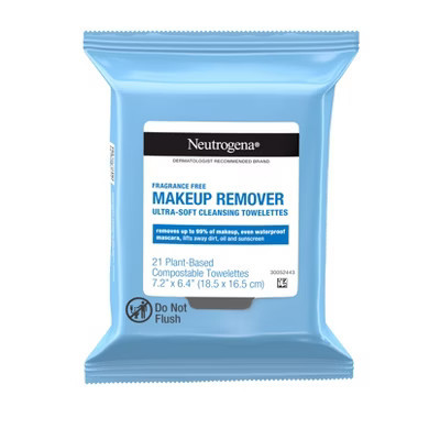 Neutrogena Makeup Remover Cleansing Towelettes, Fragrance Free - 21 ct | Target
