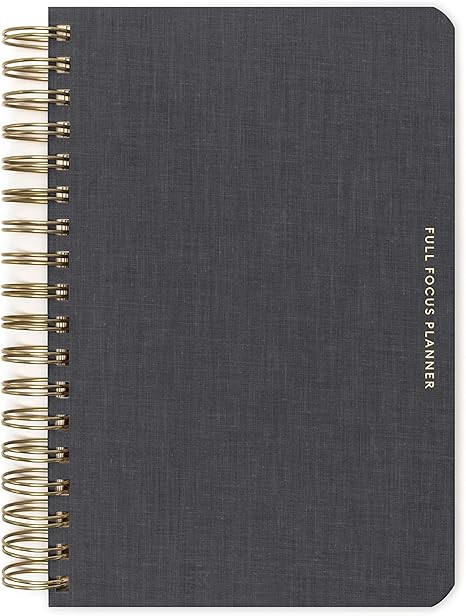 Full Focus Leather Coil Planner by Michael Hyatt - The #1 Daily Planner to Set Annual Goals, Incr... | Amazon (US)